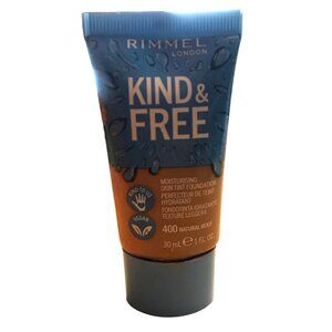 Rimmel Foundation 400 Natural Beige Kind & Free Moisturizing Skin Tint 30ml Lond